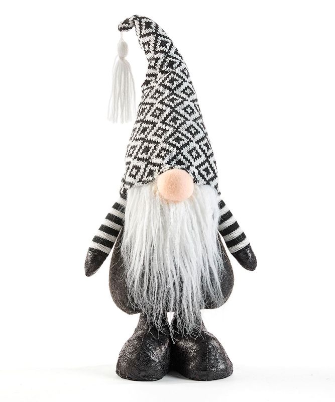 Xmas Giftcraft Gnome Black&White 666886