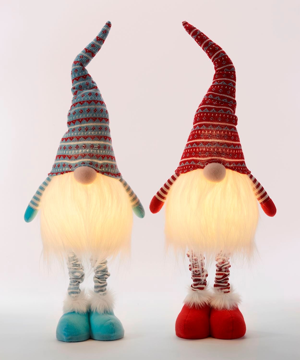 Xmas Giftcraft Standing Gnome w/Blue Hat 682818