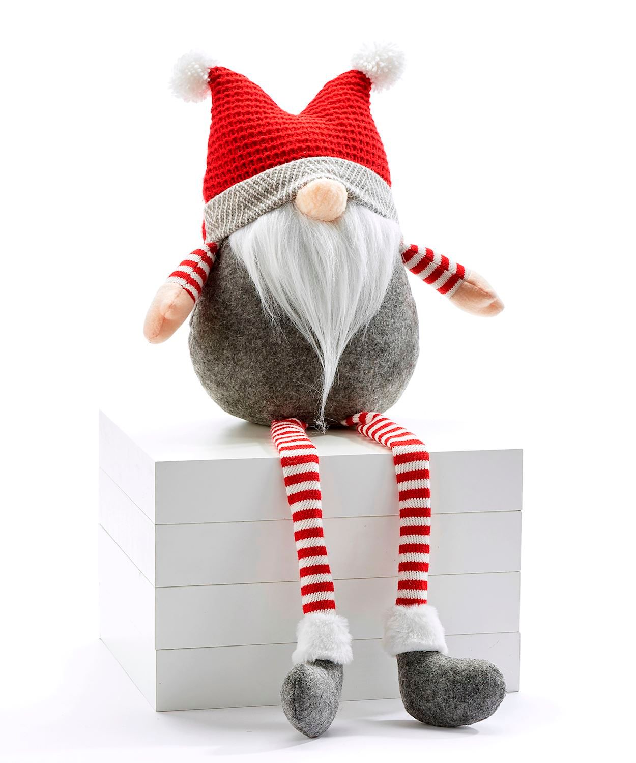 Xmas Giftcraft Shelf Sitter Gnome w/Santa Hat 682595 Xmas Giftcraft Shelf Sitter Gnome w/Santa Hat 682595