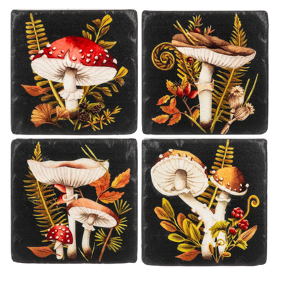 Coasters Ganz Mushroom S/4 CB184705