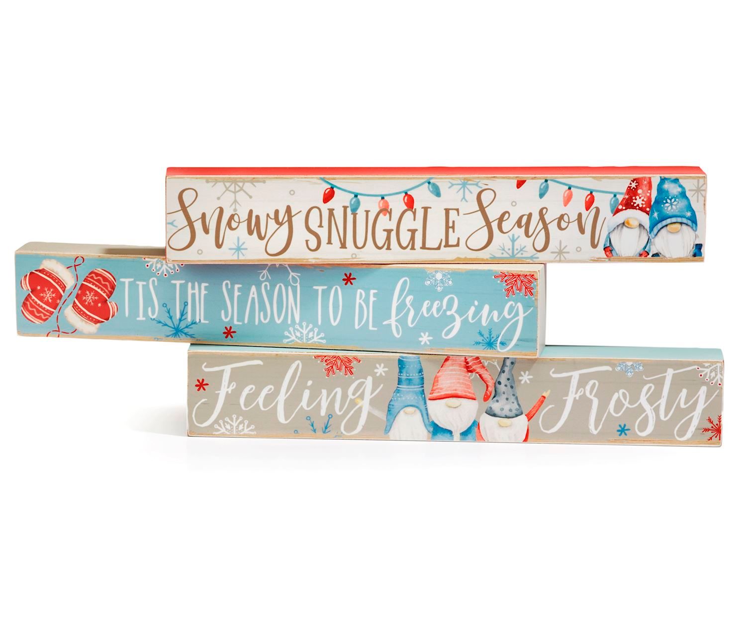 Xmas Giftcraft Sign w/Sentiment Asst. 682708