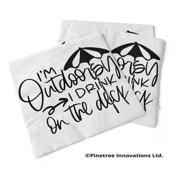 Napkins Pinetree I’m Outdoorsy