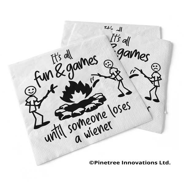 Napkins Pinetree It’s All Fun And Games