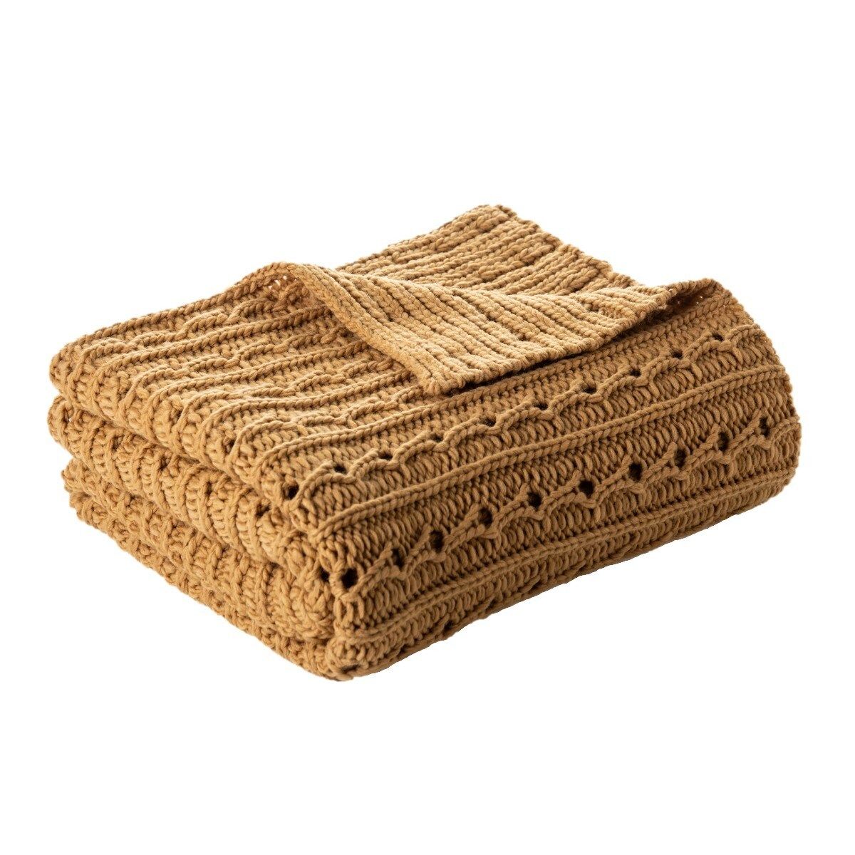 Throw Brunelli Dalida Mustard 50x60 152M150