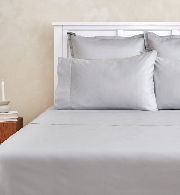 Sheets Cuddledown Impressions 500 Queen Flat White ( 10 )