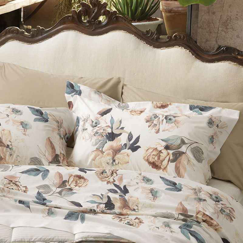 Duvet Cover Cuddledown Peony King w/ shams