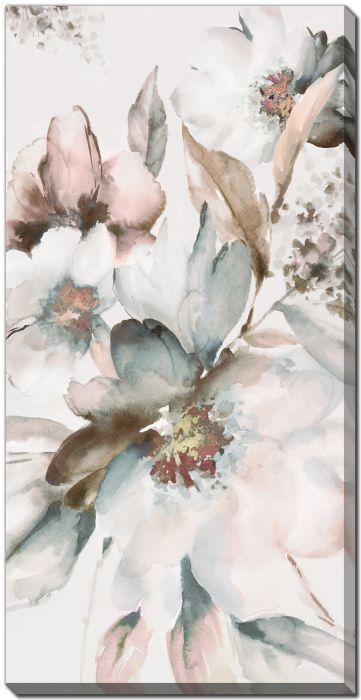 Streamline Art Watercolour Pink Florals l 20x40 D4030-2040