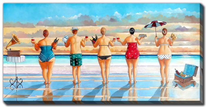 Streamline Art Watching Sunset 10x20 D4058-1020