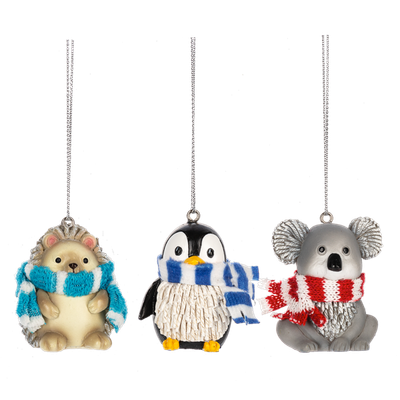 Xmas Ganz Ornament Fluffy Friend Mini EX23716