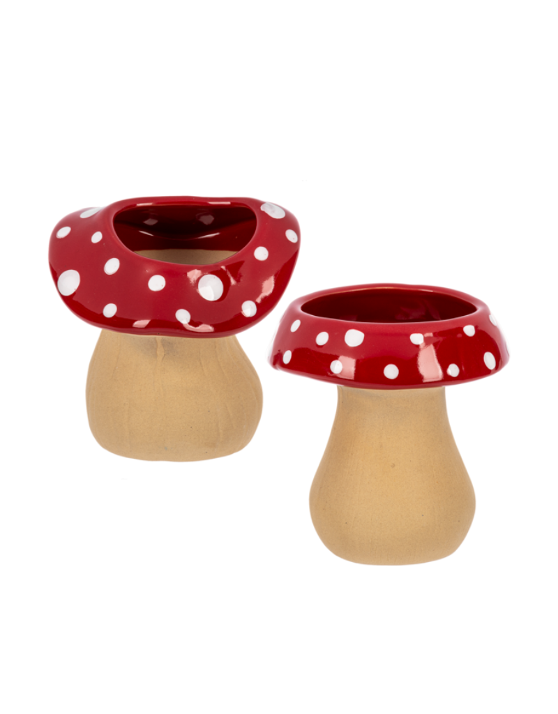 Planter Ganz Cement Mushroom SM CB186573