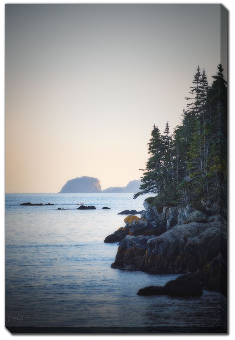 Streamline Setting Sun Ocean Hill Trees 30x45 Streamline Setting Sun Ocean Hill Trees 30x45