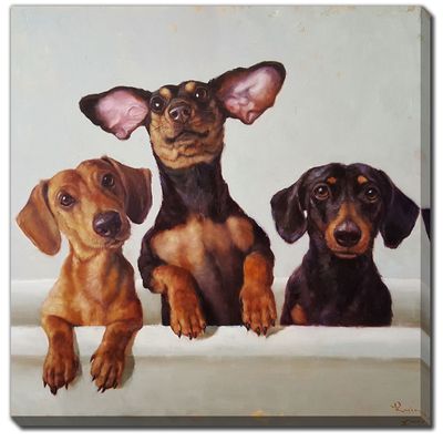 Streamline Art 3 Amigos 24 x 24 D3771