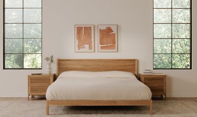 Moes Teeda King Bed Natural JD-1079-24-0