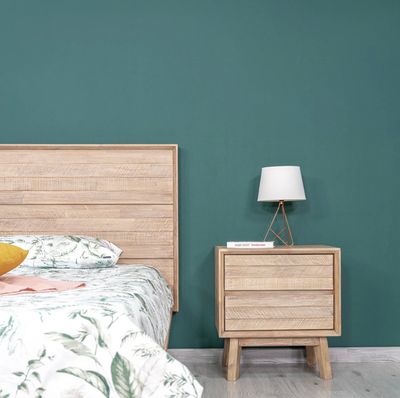 LH Gia 2 Drawer Nightstand Driftwood GIA002 LH Gia 2 Drawer Nightstand Driftwood GIA002