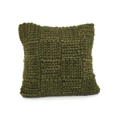 Cushions ADV Hand Braided Green B7111007