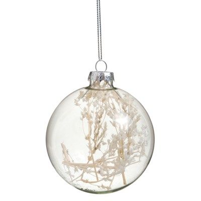 Xmas ADV Ornament Dry Flower Glass 3810910 Xmas ADV Ornament Dry Flower Glass 3810910