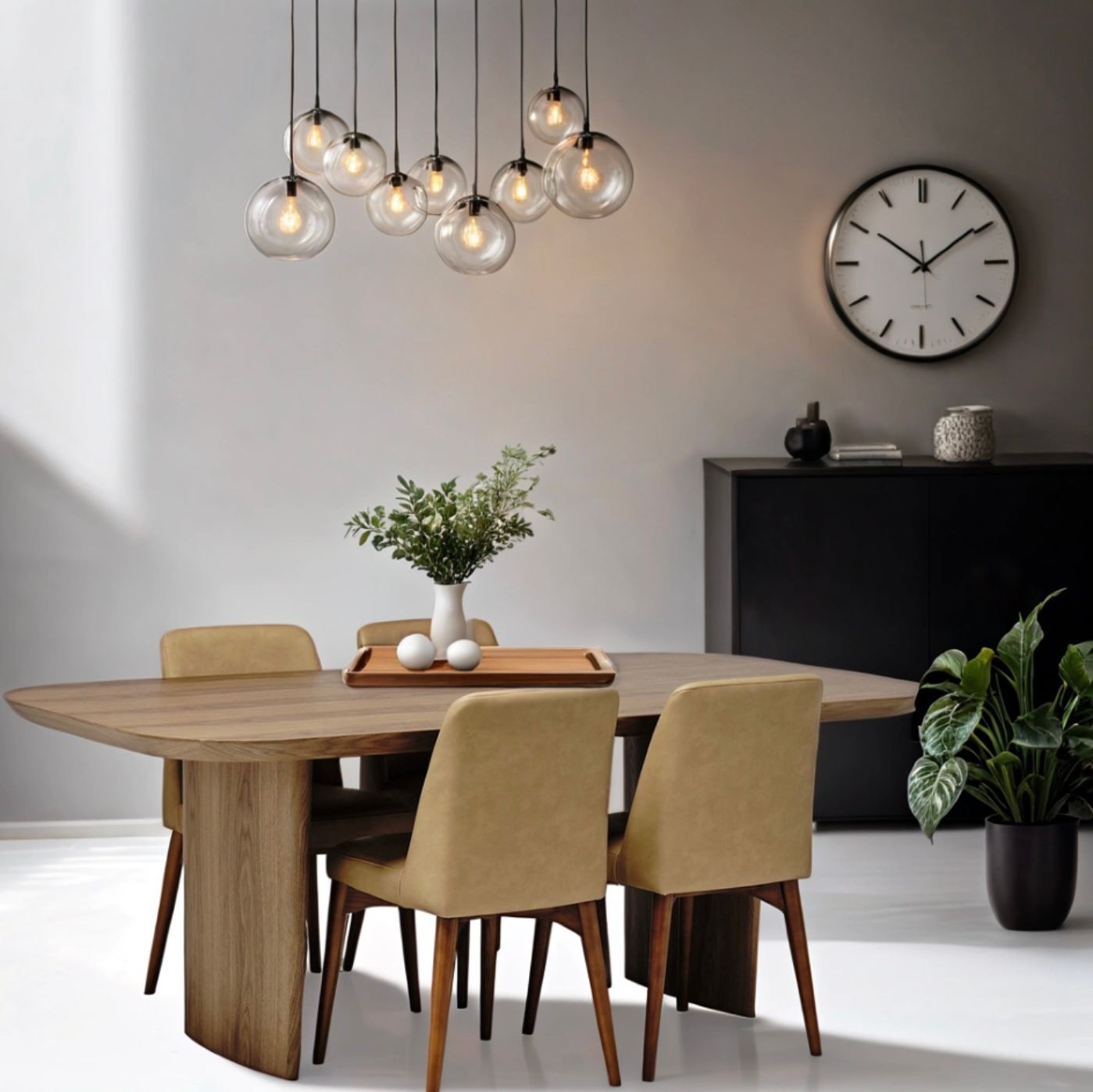 Stylus Wren Dining Table Walnut Finish