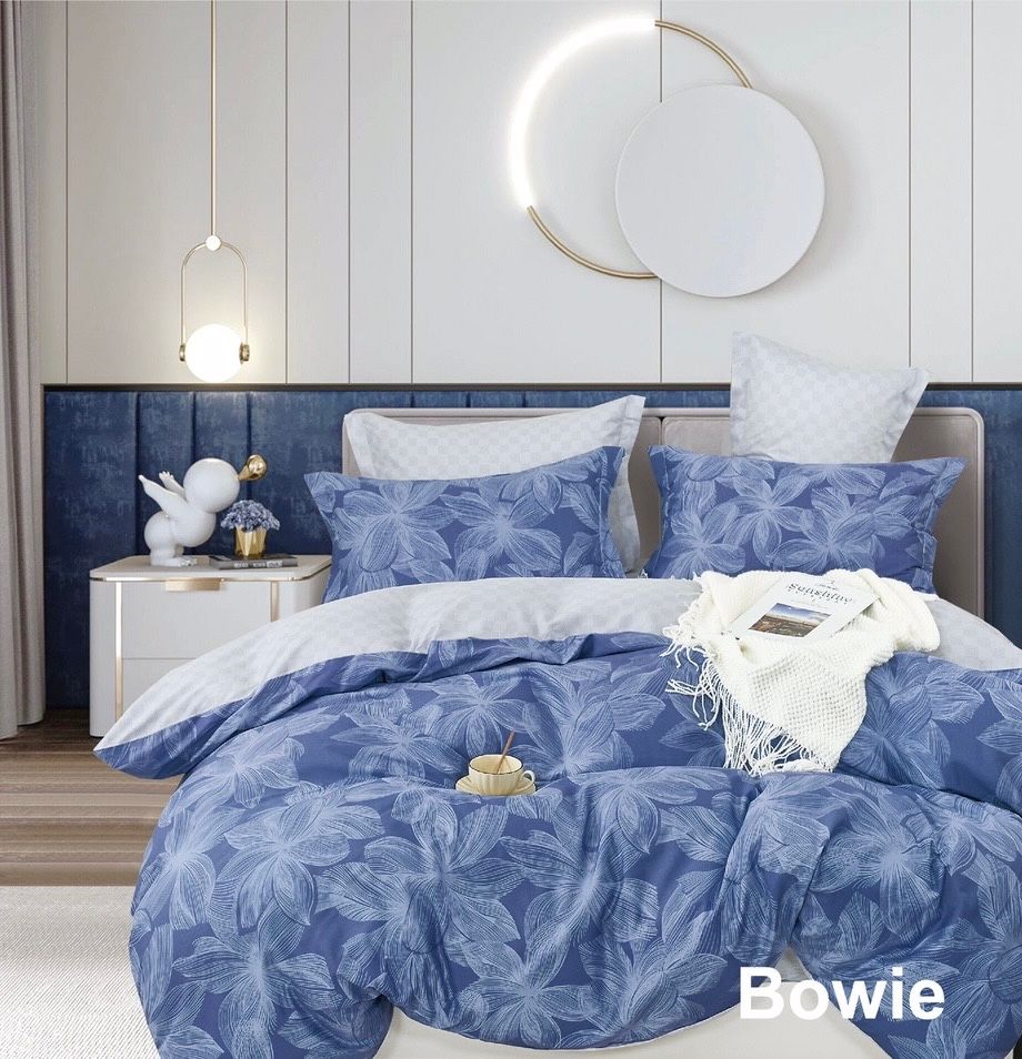 Duvet Cover Contempo Bowie King w/ shams