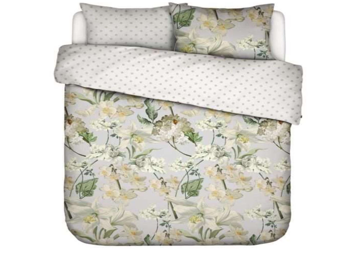 Duvet Cover Intermark Rosalee Grey King w/ shams
