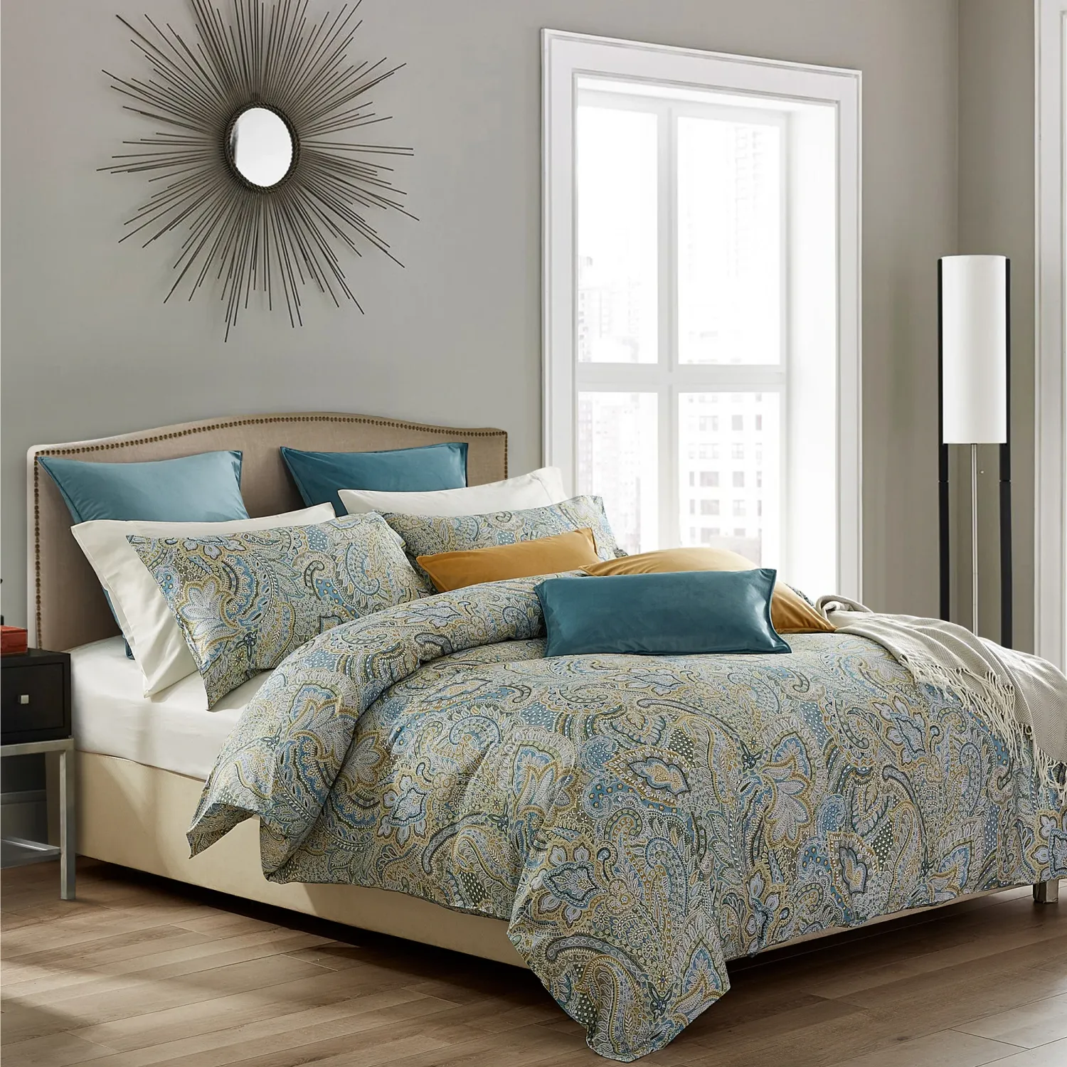 Duvet Cover Daniadown Siena Queen w / Pillow Cases
