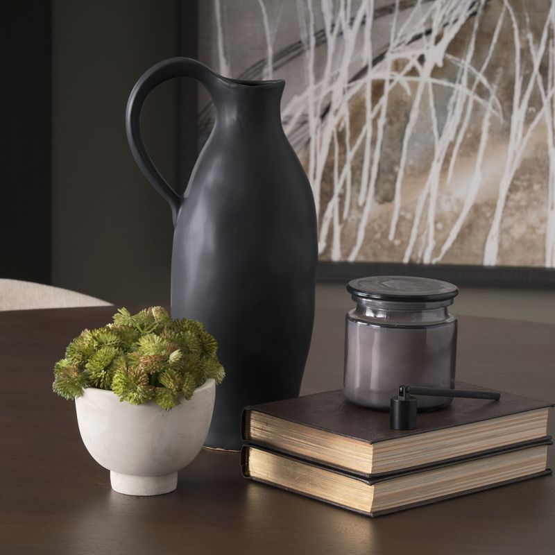 Vase Mercana Valora Black Matte Jug 70989