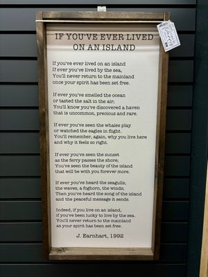 Signs by Parris Island Poem 15 x 30