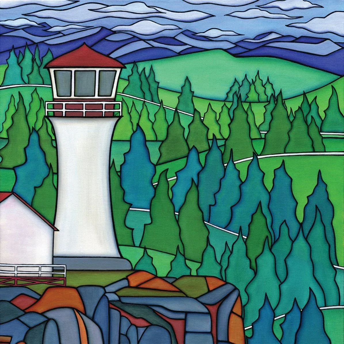 Cedar Mountain Art Block The Passage Lighthouse
