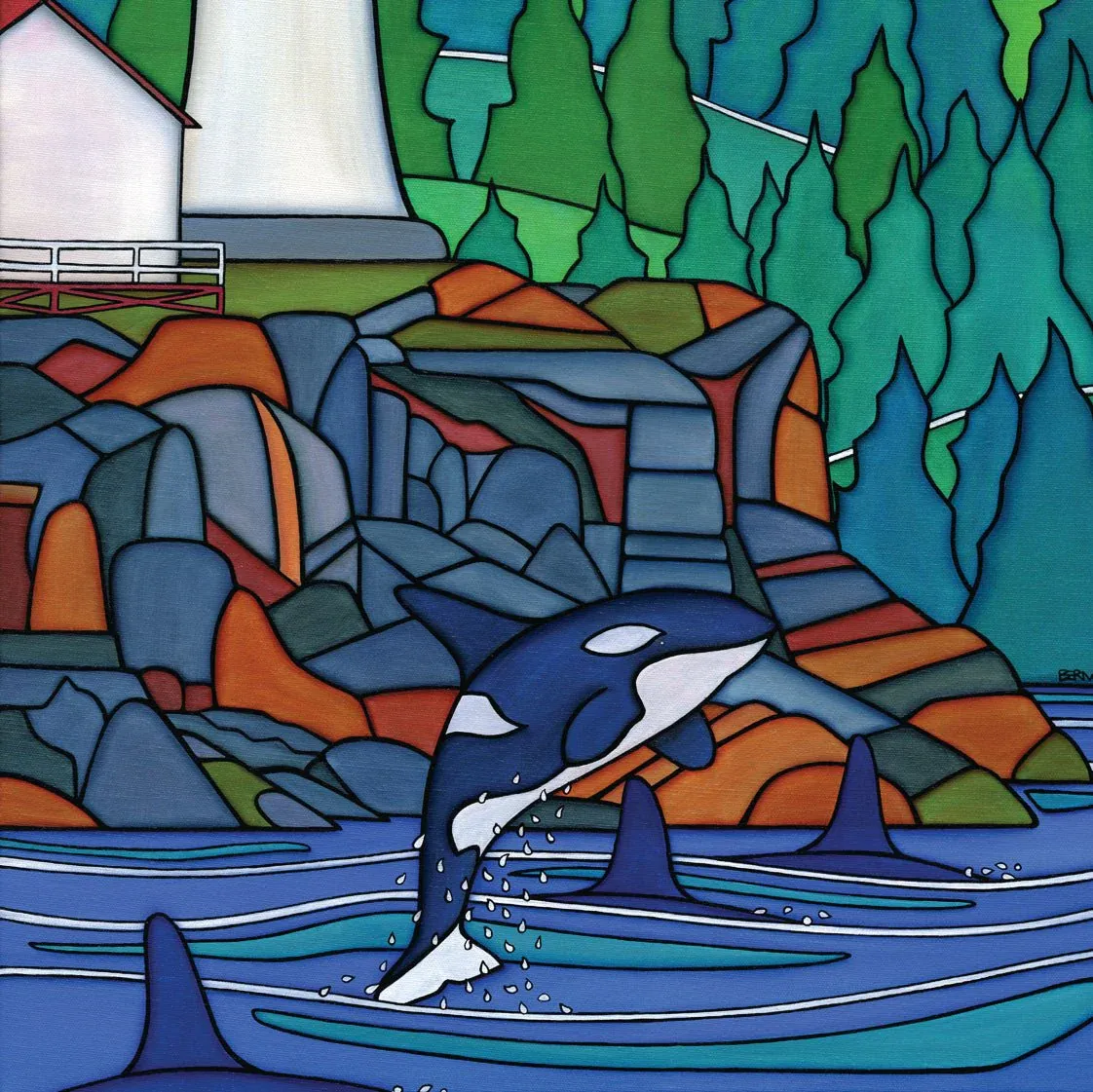 Cedar Mountain Art Block The Passage Orca