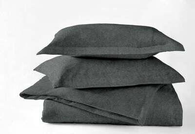 Duvet Cover Dormisette Flannel Grey Queen W/ Cases