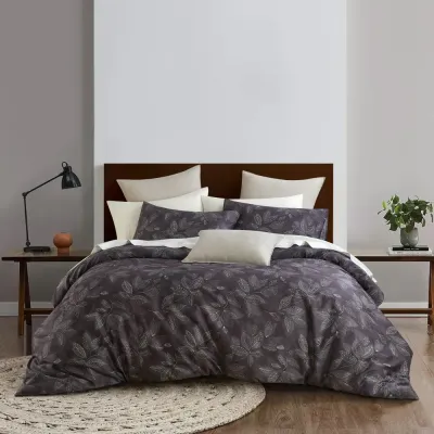 Duvet Cover Daniadown Night Garden King w / Pillow Cases