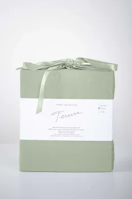 Sheets Set Terrera Bamboo Queen Sage