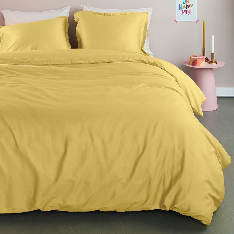 Duvet Cover Brunelli Smoothies Light Yellow D/Queen w/ shams