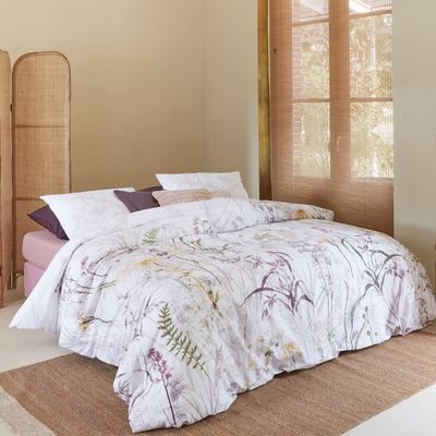 Duvet Cover Brunelli Foliole Pink  D/Queen w/ shams