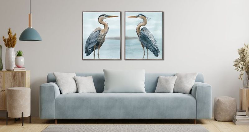 Streamline Art Back Bay Heron ll 24x30