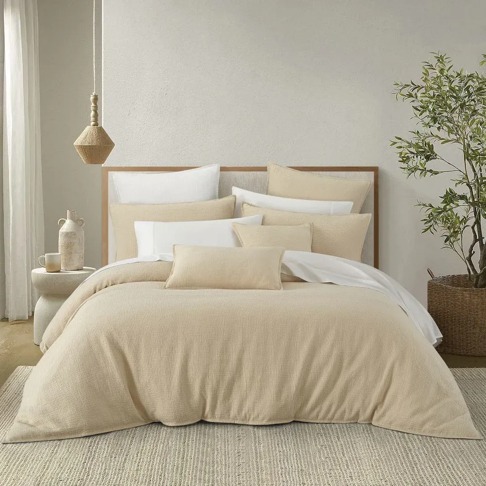 Duvet Cover Daniadown Chaucer Latte Queen w / Shams