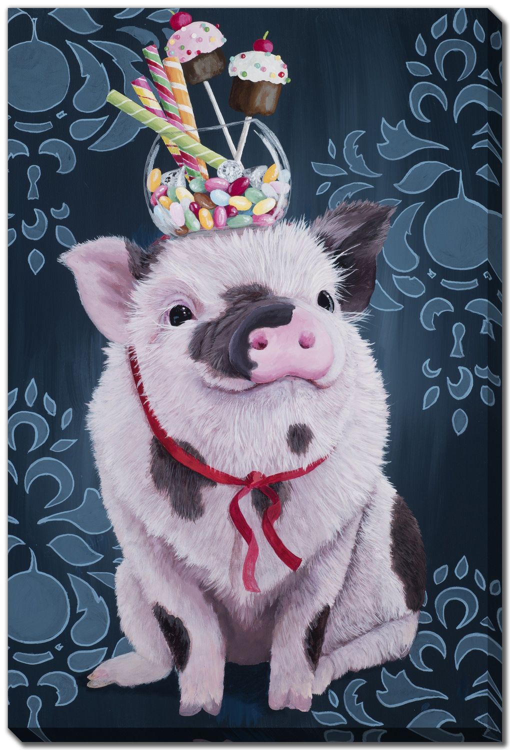 Streamline Art Party Pig 16x20
