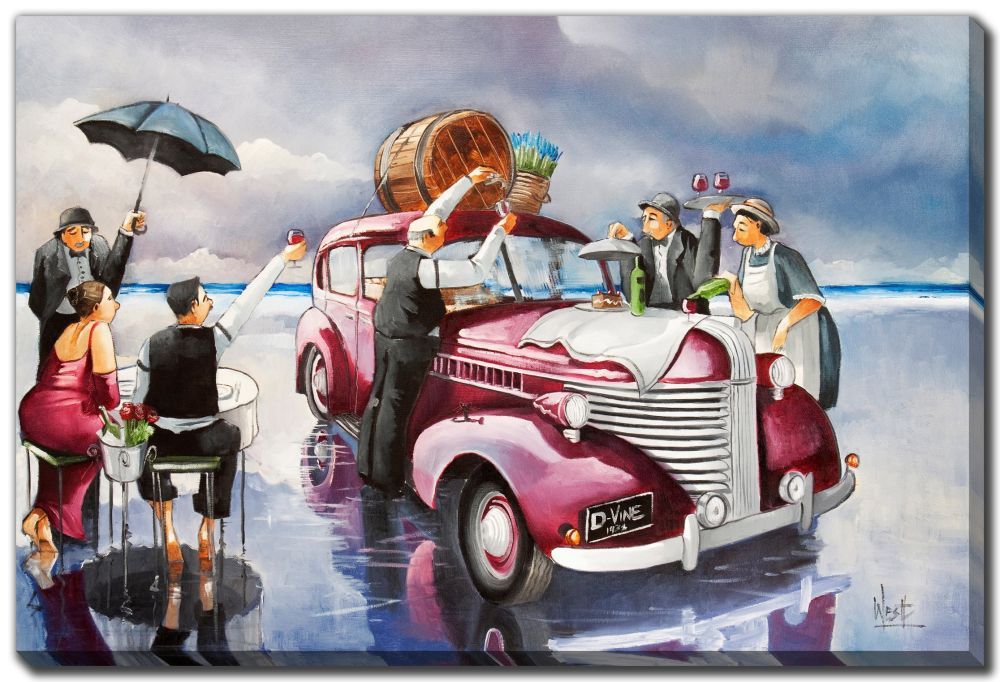 Streamline Art Stormy Lunch 16x20