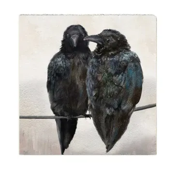 Cedar Mountain Art Block Crows together