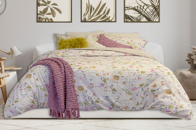 Duvet Cover RJS Sharice Queen w /  shams