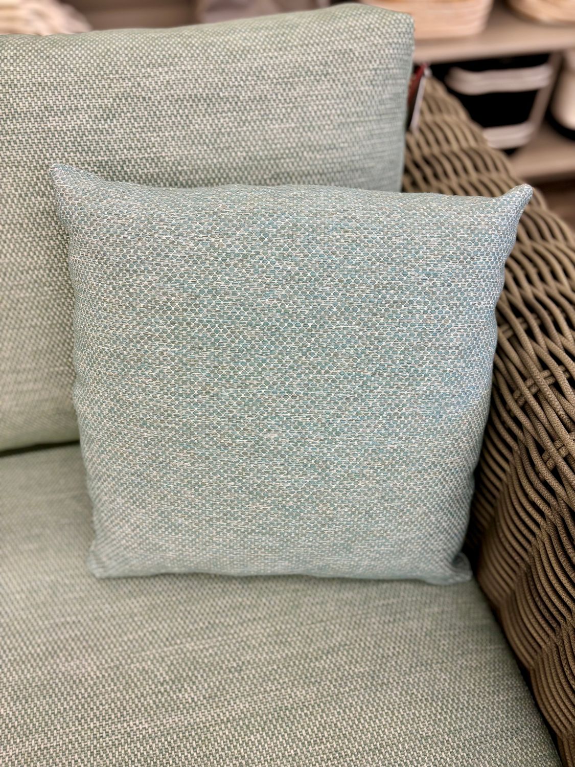 Cushions Ratana 16” Outdoor CU01216 Progress Mist FO7164 Cushions Ratana 16” Outdoor CU01216 Progress Mist FO7164