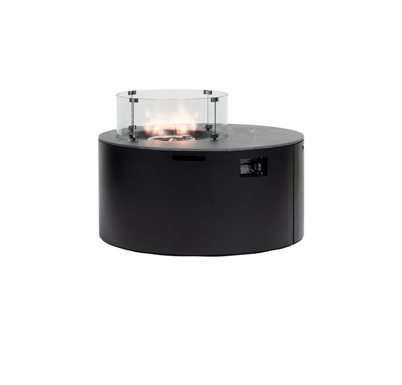 Ratana Fire Pit Round Newbury Fire Pit w/Lid & Windshield 42” x 20.8”