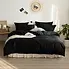 Duvet Cover Livia Nature Black King w/Pillow Cases