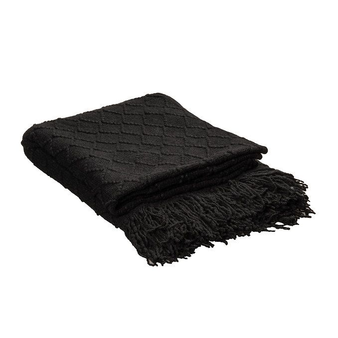 Throw Livia Cozy Black COZ-010-5060