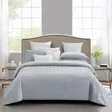 Duvet Cover Daniadown Stella Grey King w / Pillow Cases**