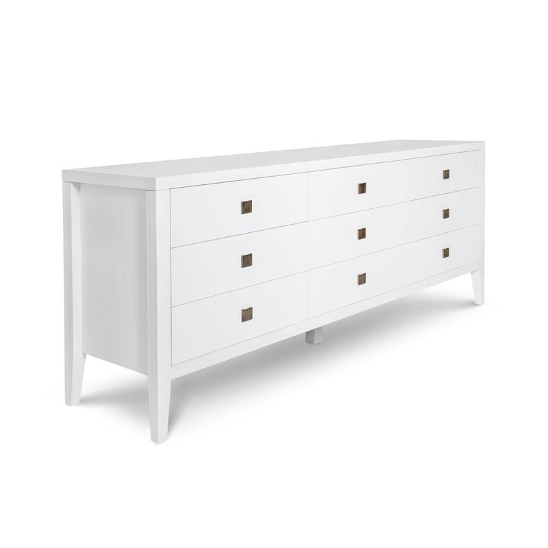 SIF Hara 9 Drawer Dresser – White HAR-030