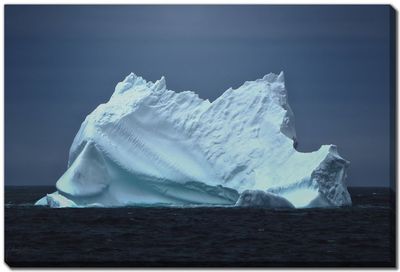 Streamline Art Blue Ocean Iceberg 30 x 45