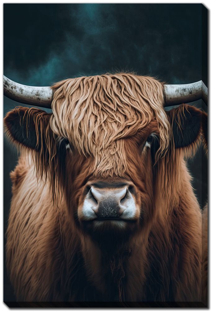 Streamline Art Highland Cow 30x45 D3987-3045