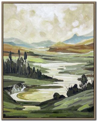 Streamline Art Rolling Hills ll 24 x 30