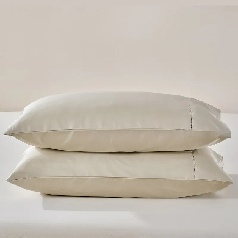 Pillow Cases Daniadown Standard/Queen ( Pair ) Stone Pima Cotton