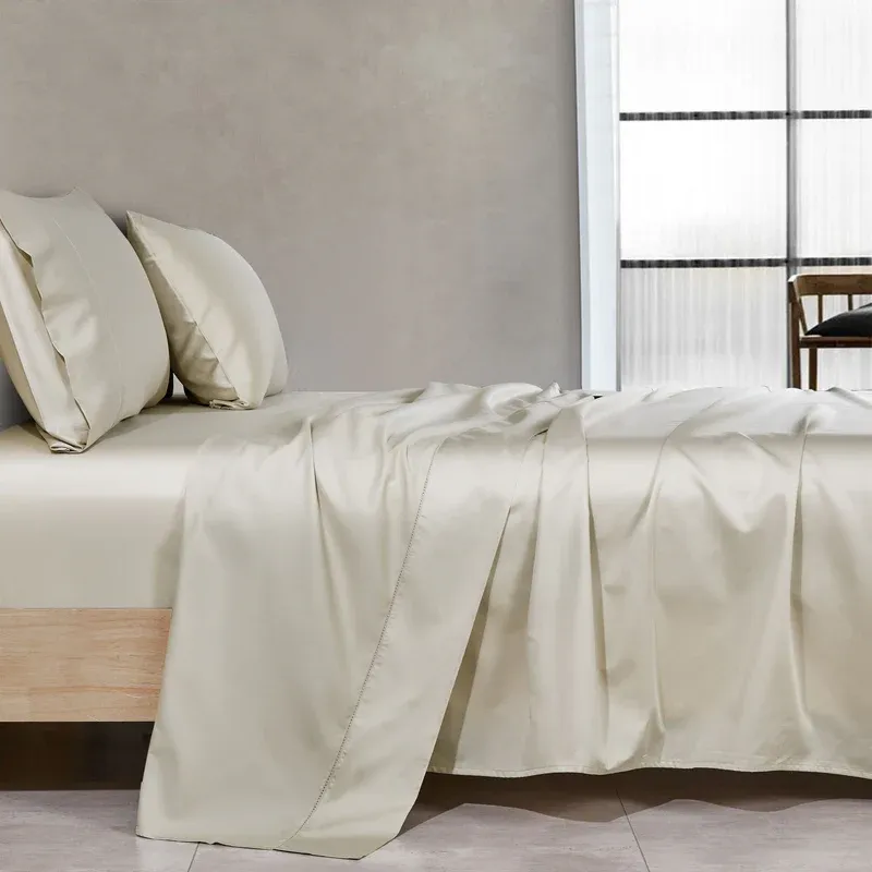 Sheets Daniadown Pima Cotton Queen Flat Stone